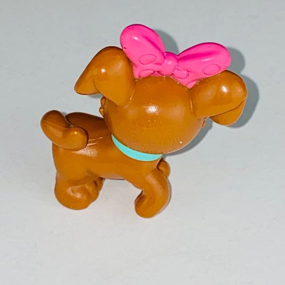 Disney Brown Dog Pink Hair Bow Mattel X5201 2011 - Picture 2 of 8